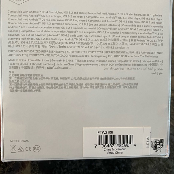 New in Box Fossil Q Marshal Gen 2 Smartwatch - Picture 2 of 2